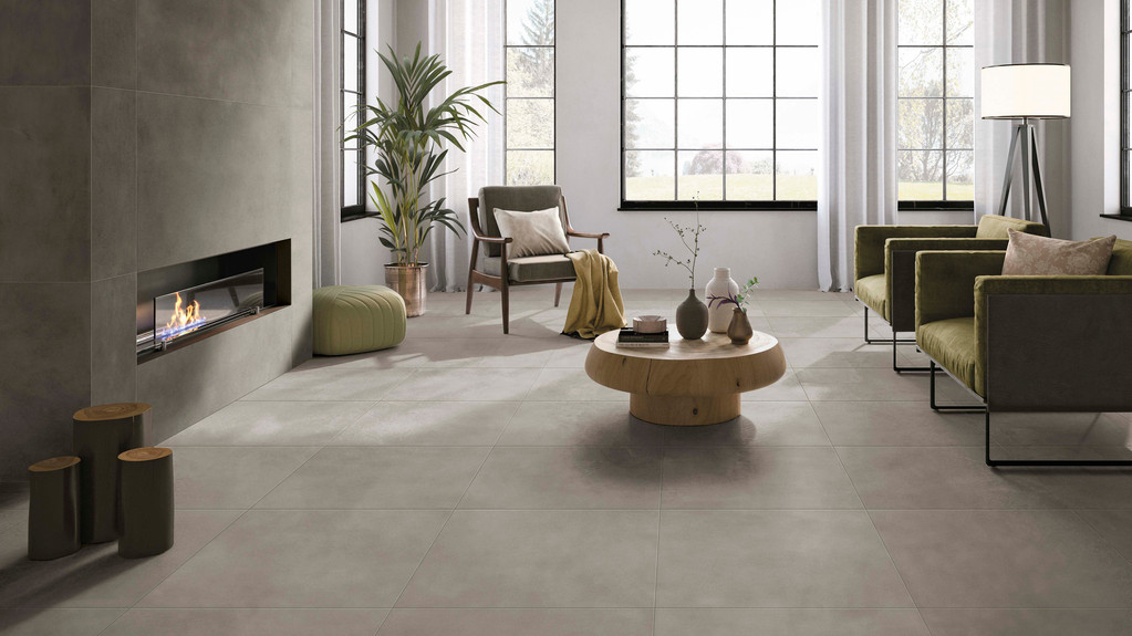 Loft met Factor Volcano vloertegels