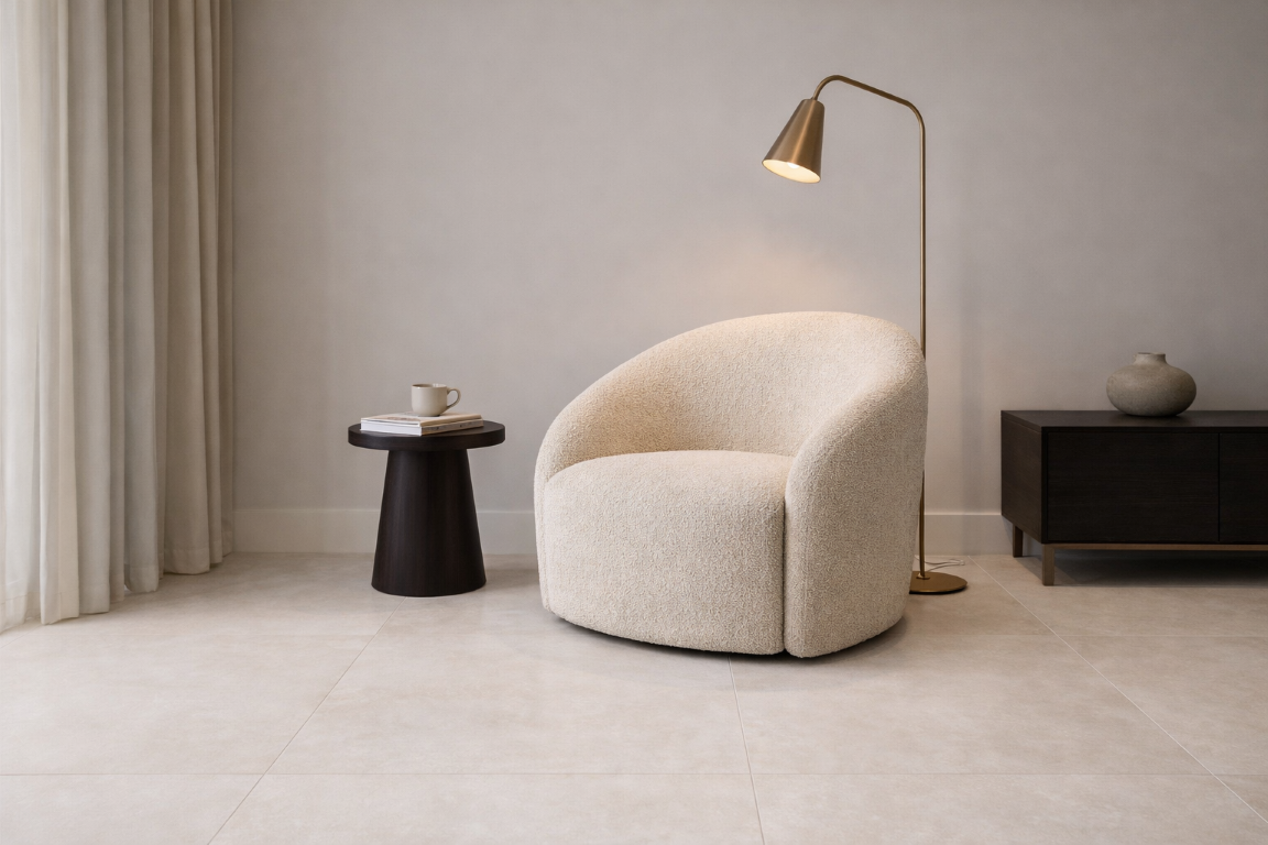Piet Boon PURE Tile in een woonruimte