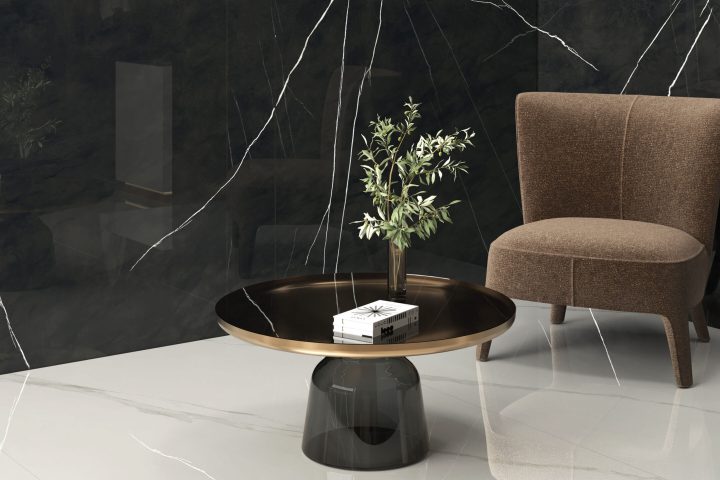 Atlas Concorde_Marvel Meraviglia_Calacatta Meraviglia en Black Origin polished_2 landscape